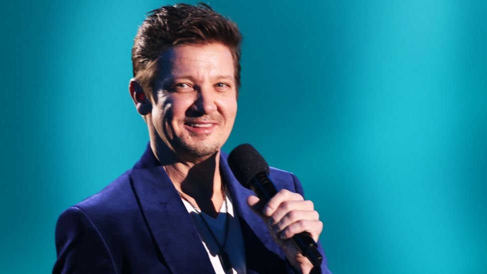 Renner said the past year had been "a heck of a journey" as he presented the first award of the ceremony
